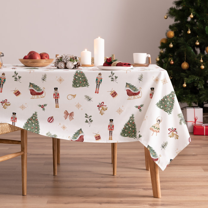 Mantel antimanchas NUTCRACKER MULTICOLOR