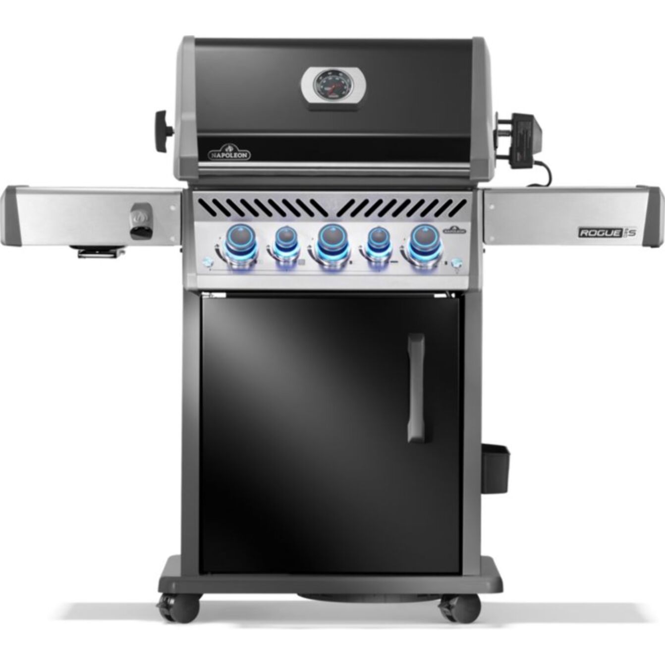 Barbecue gaz NAPOLEON Rogue ProS RPS425RSIBPK-2-FR-R Noir  5 brûleurs sur chariot 60 cm