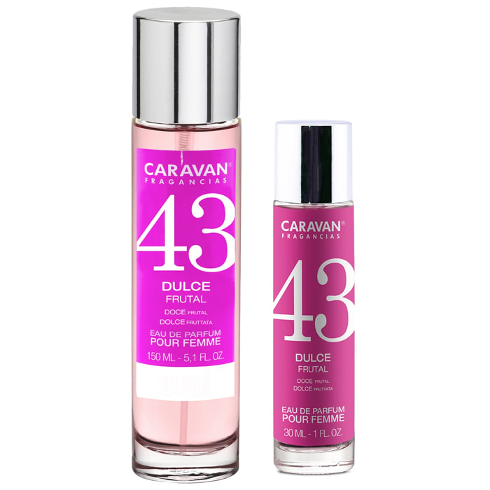 Set caravan perfume de mujer nº43 150ml+30ml