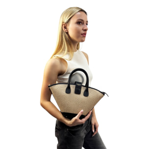 Bolso de Mano Cheval Firenze Gaeta Mini Negro