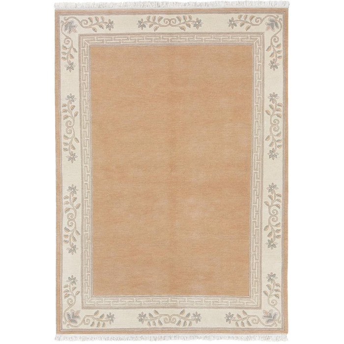 Tapis salon et chambre fait main en laine motif simple SUCA