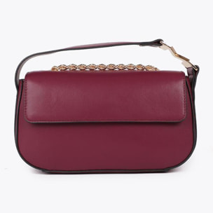 Tracolla in pelle sintetica con logo M sulla maniglia