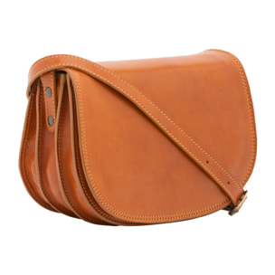 Borsa a tracolla  da donna In Vera pelle Made in Italy 24x17x11 cm