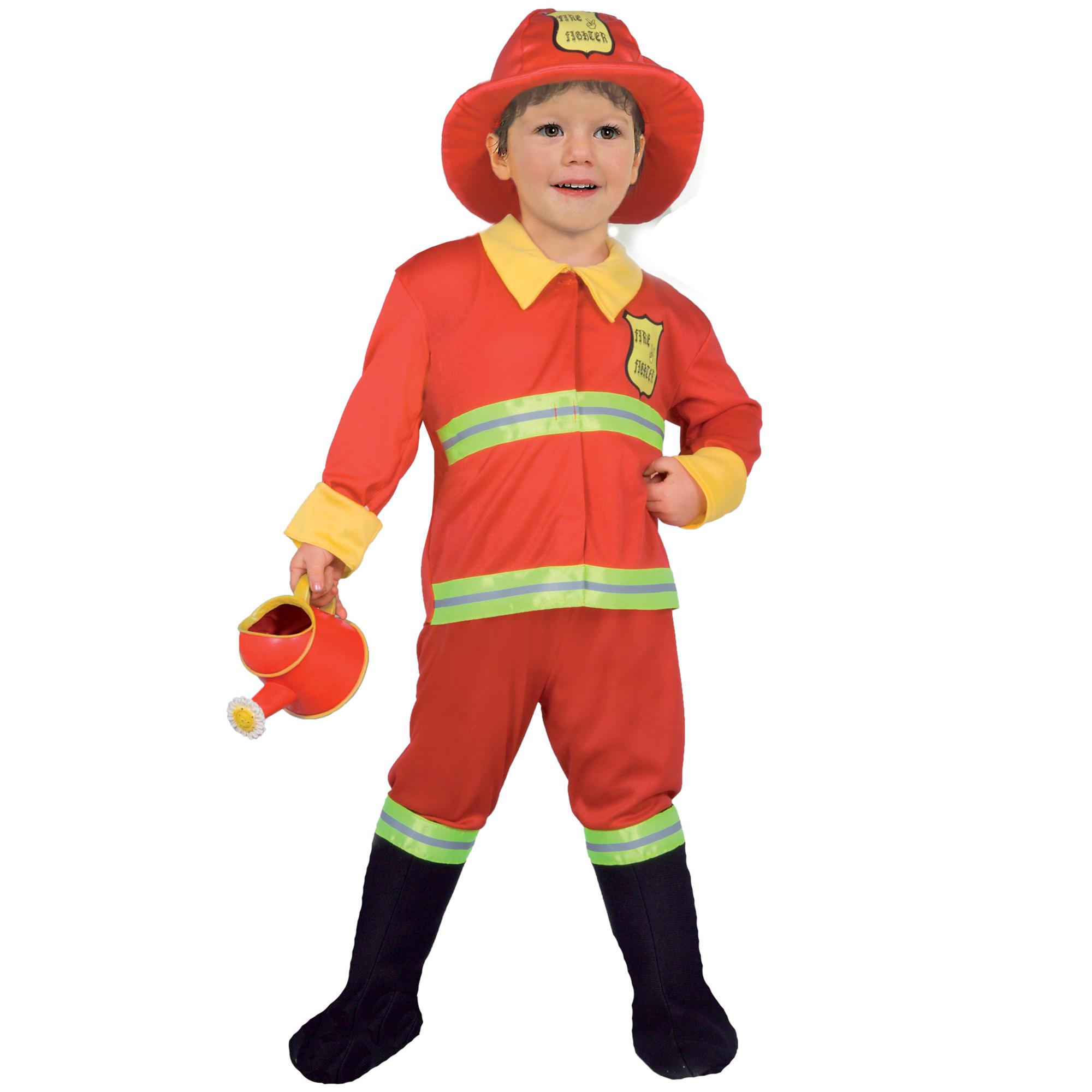 Costume Carnevale Baby Pompiere Vigile Del Fuoco Bambino