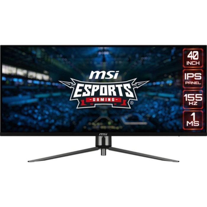 Ecran PC Gamer MSI MAG401QR 40" 1500R UWQHD 155Hz IPS HDR True Black 400 HDMI 2.1 USB-C 65W AMD FreeSync