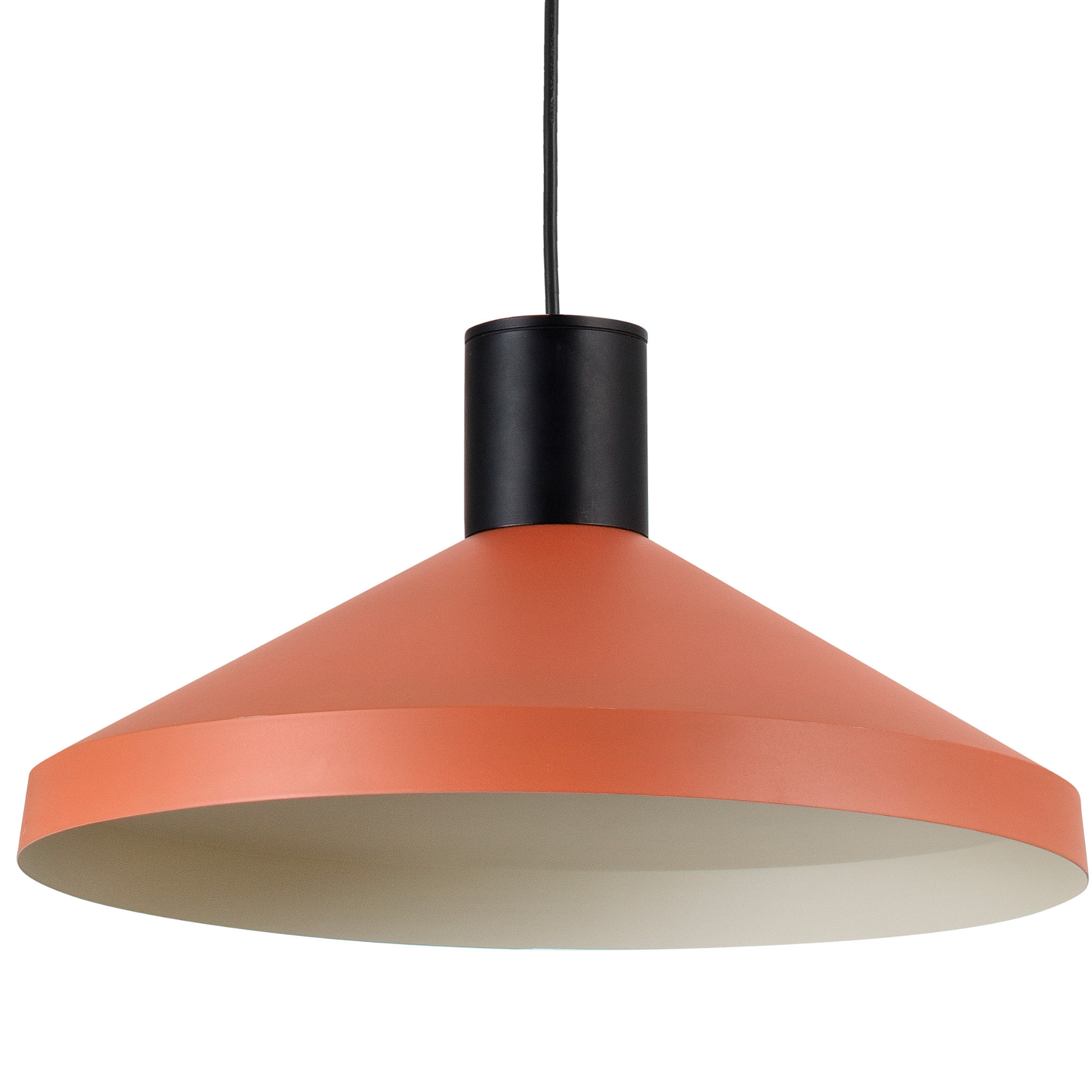 KOMBO 400 Terracotta lampe suspension beige avec fiche