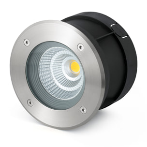 SURIA-12 LED Lampe encastrable inox 60°