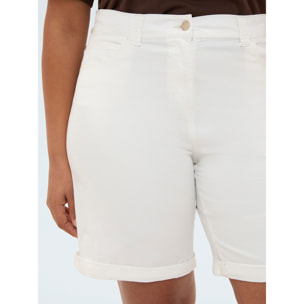 Fiorella Rubino - Bermudas de algodón ligero - Blanco