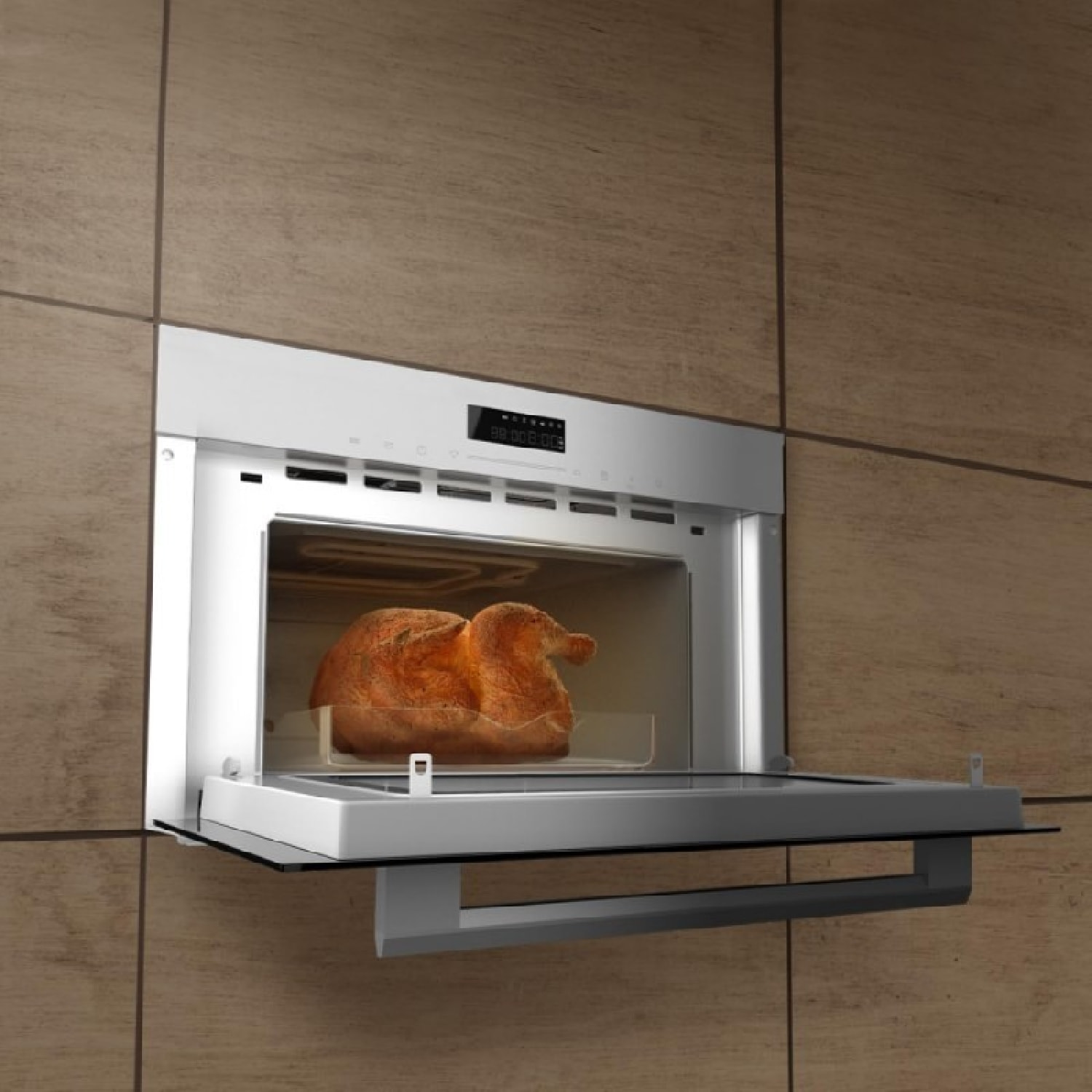 Cecotec Micro-onde encastrable Bolero Hexa MW703800 Glass Black