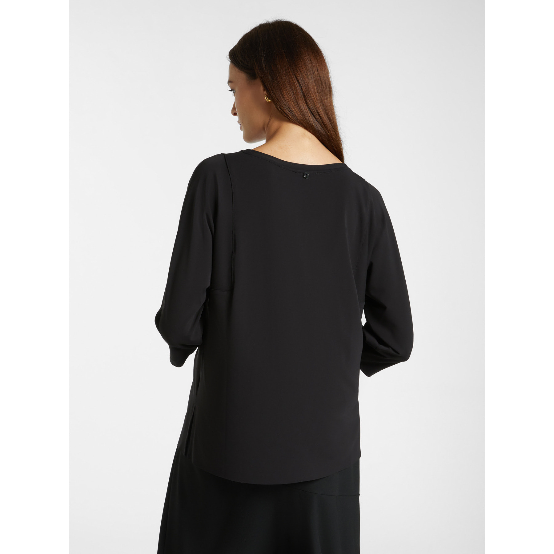 Elena Mirò - Camiseta loose fit - Negro