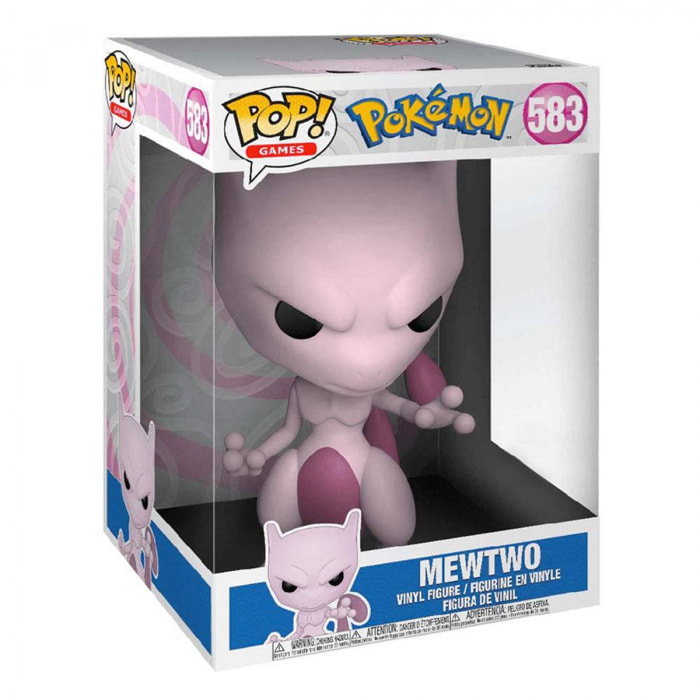 Pokemon Super Sized Jumbo Pop! Vinile Figura Mewtwo (emea) 25 Cm Funko