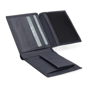 Portafoglio  da uomo In Vera pelle Made in Italy 11x9x2 cm