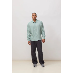 CAMISA DE LINO CORE SAGE