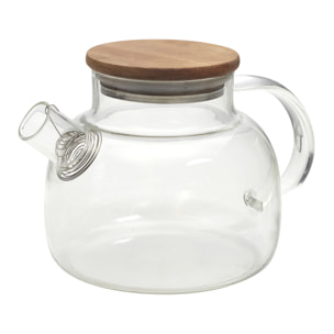 Theiere Verre Acacia 90cl In0/m12