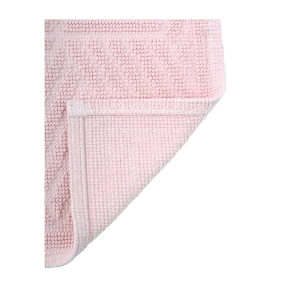 Tapis de bain Coton CUBO 50x80cm Rose Clair Spirella