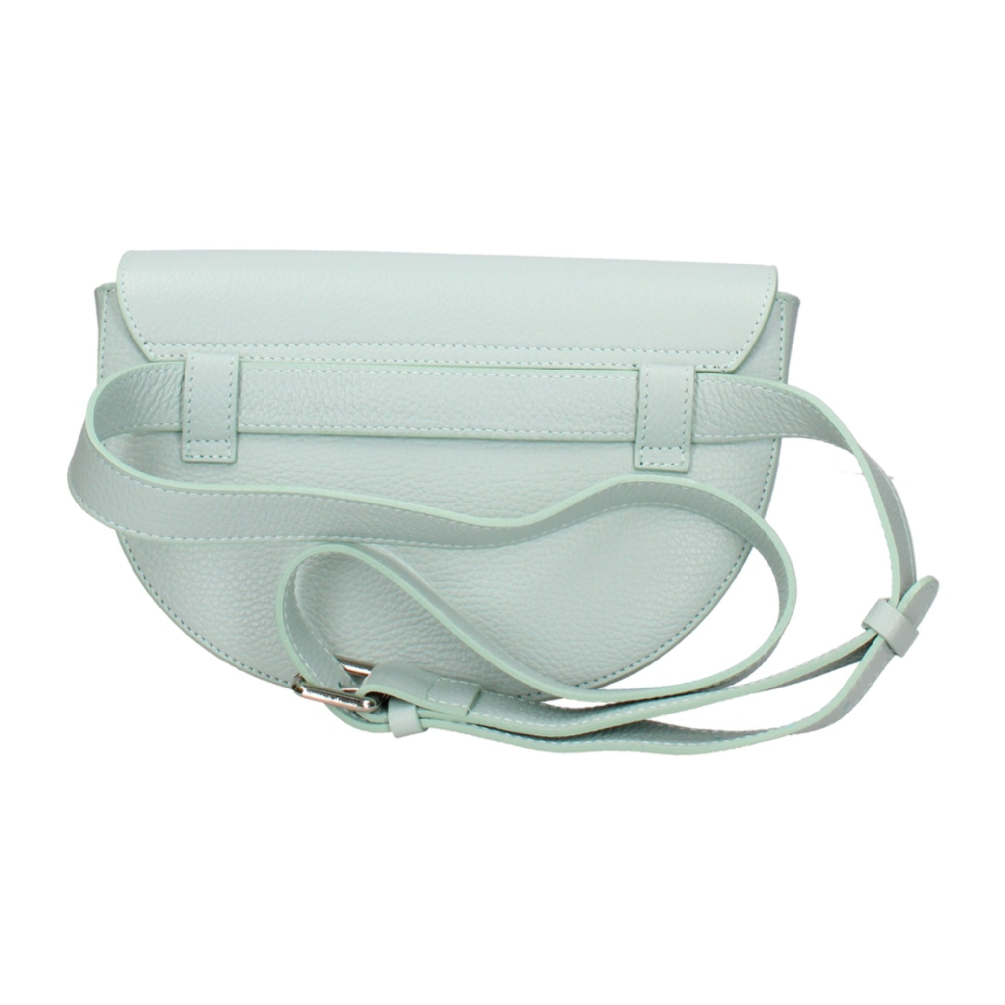 Marsupio da donna in vera pelle - Modello False - Made in Italy - 25.0 x 15.0 x 9.0 cm
