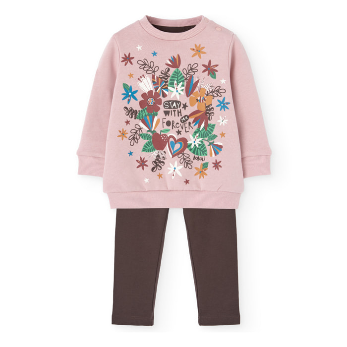 Conjunto punto de bebé niña -BCI