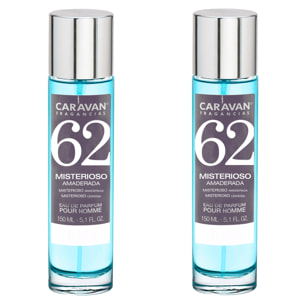 Caravan fragancias set de 2 frascos perfume de hombre nº62, de 150 ml