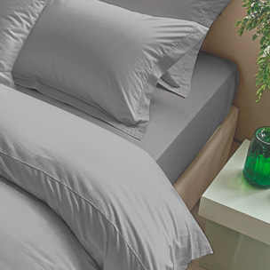 Drap-housse sakura gris