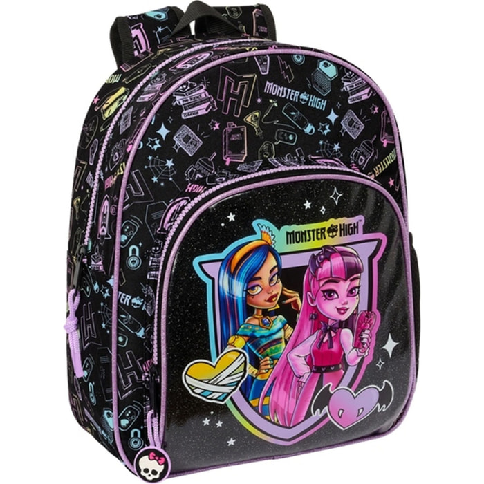 Mochila infantil adapt.carro monster high