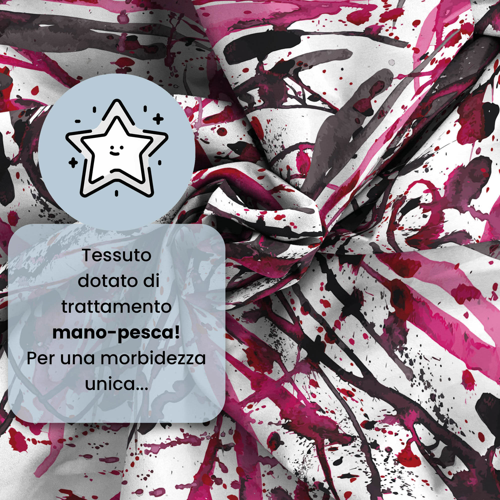 COMPLETO LETTO FASHION MADE IN ITALY MICROFIBRA- CRAZY SINGOLO