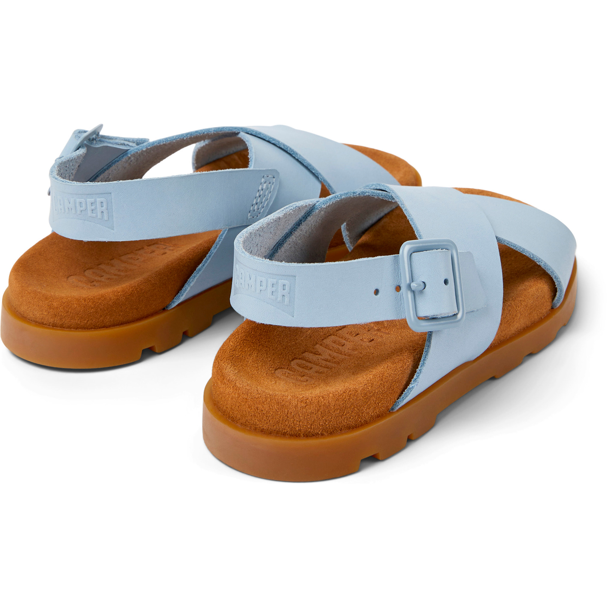 Sandalias - CAMPER Brutus - Azul - Cuero liso