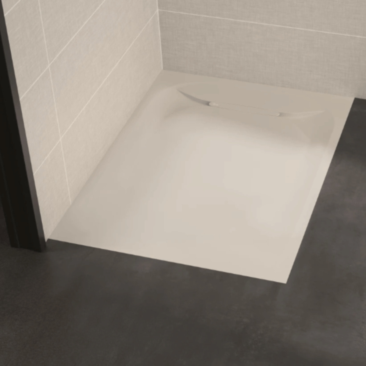 Receveur de douche KINEDO Kinediva beige