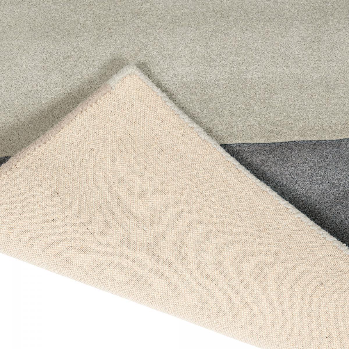 Tapis salon et chambre fait à la main en laine motif géométrique ALDE