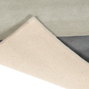 Tapis salon et chambre fait à la main en laine motif géométrique ALDE