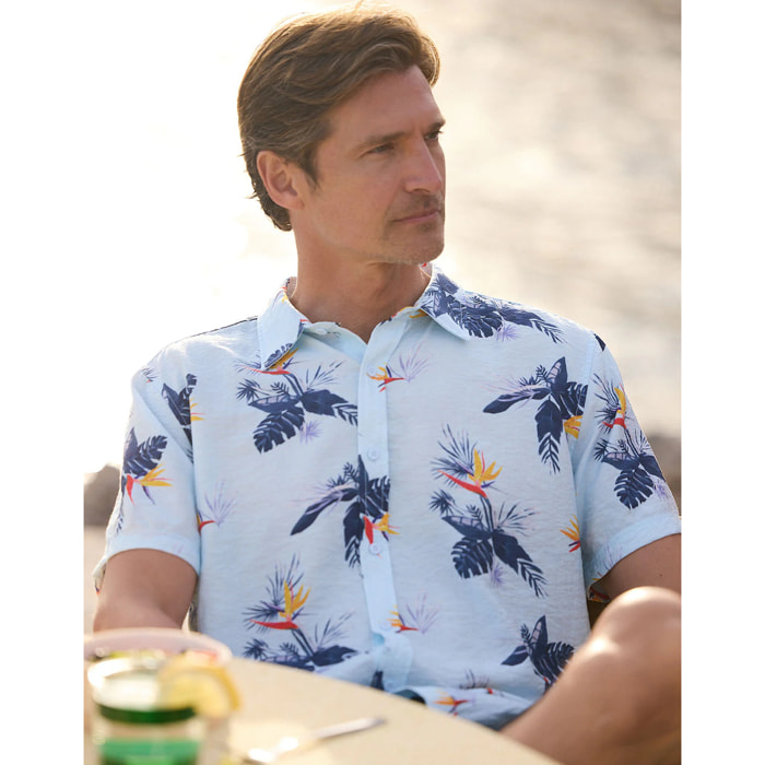 Camisa Manga Corta Azul - Chufe