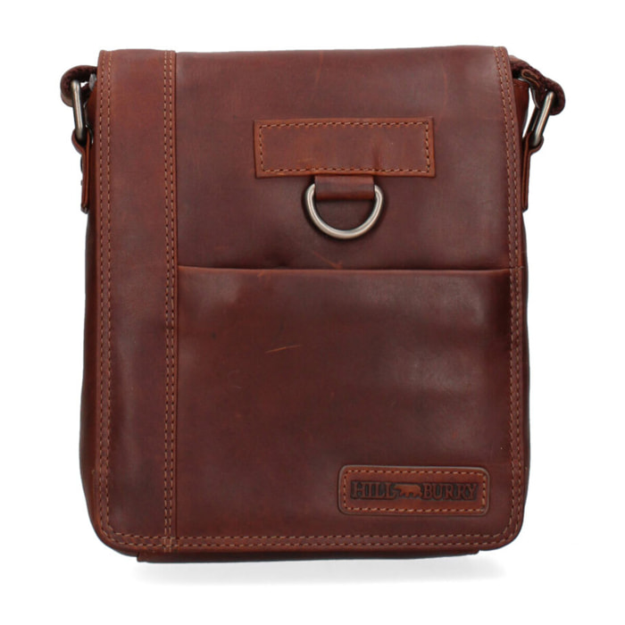 Borsa a tracolla  da uomo In Vera pelle Made in Italy 20x25x6 cm