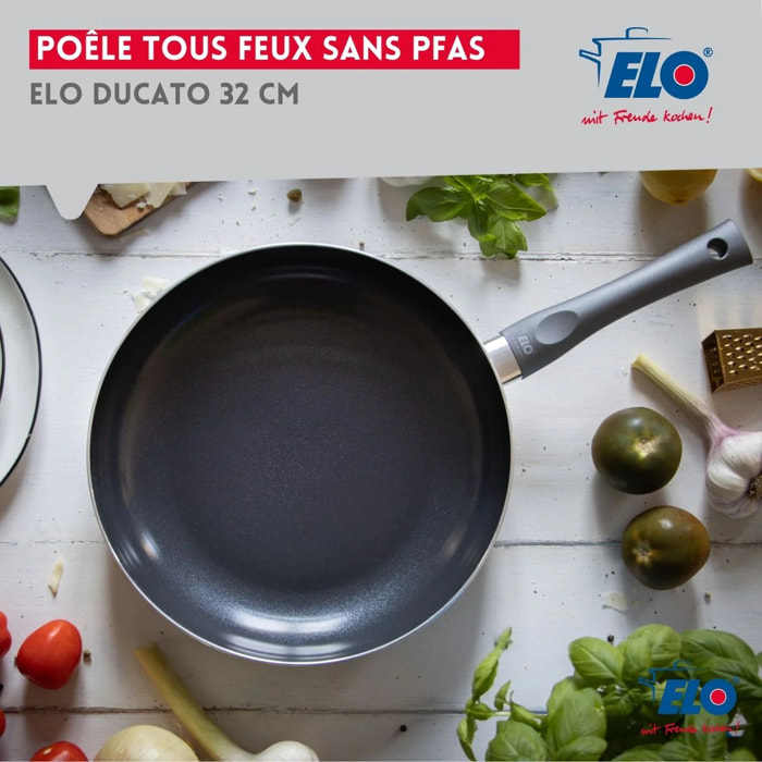 Poêle tous feux 32 cm sans PFAS Elo Ducato
