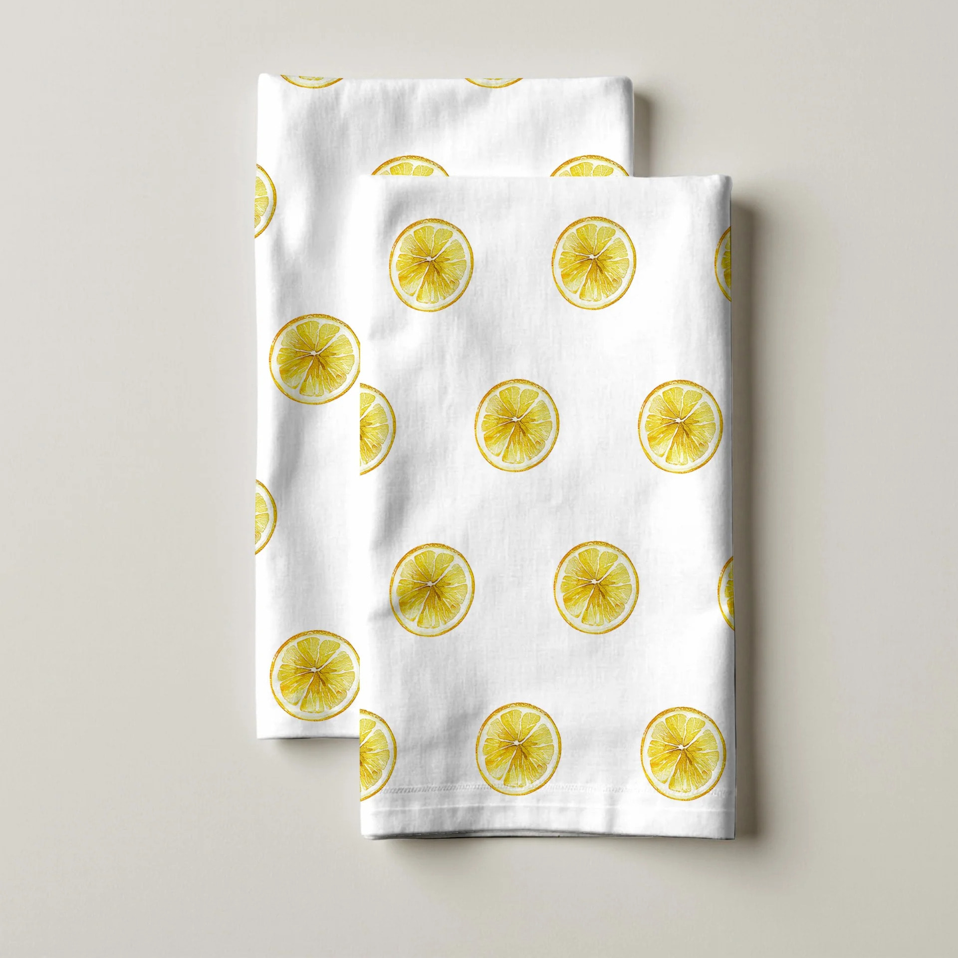 Lot de 2 torchons de cuisine 100% coton Mateo