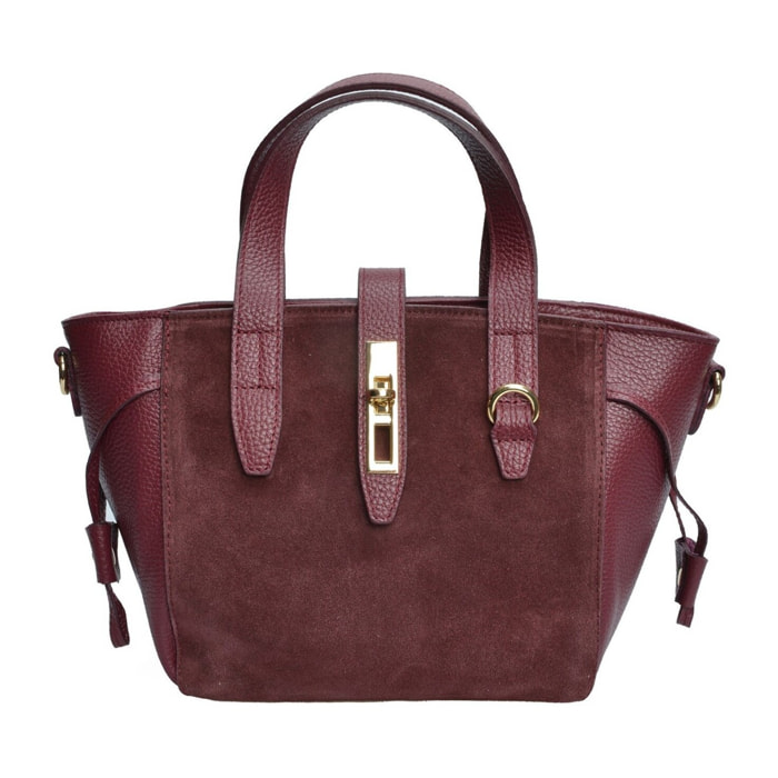 Borsa a mano Isabella Rhea Bordeaux