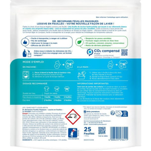 Lessive DR BECKMANN Feuilles Magiques - La Sensible x25 lavages