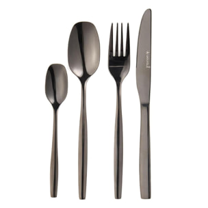 Ménagère 24 pièces - "Elora noir"