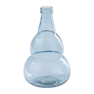 J-Line Vase - verre - bleu clair