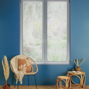 Lot de 2 voilages "Moly" 60x160cm blanc