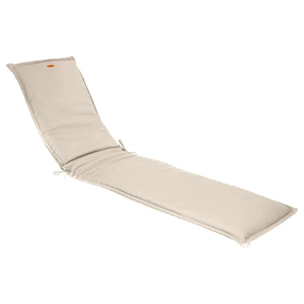 Coussin de transat "Korai" blé 190x60cm en polyester