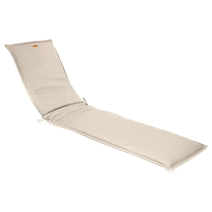 Coussin de transat "Korai" blé 190x60cm en polyester