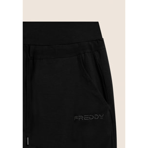 Pantaloni Sportivi con Coulisse in Jersey Elasticizzato