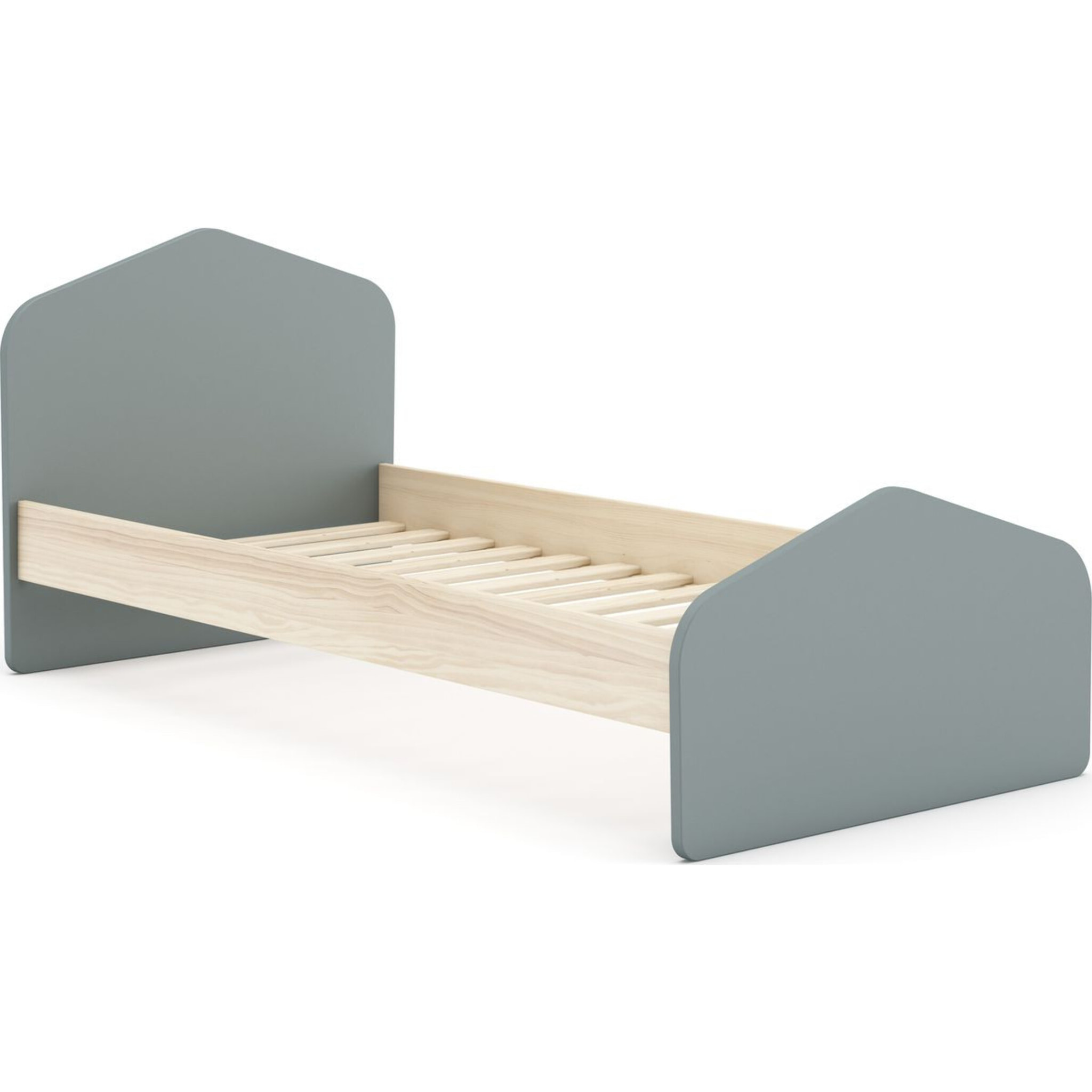 Lit enfant avec tête de lit en bois - LUCY