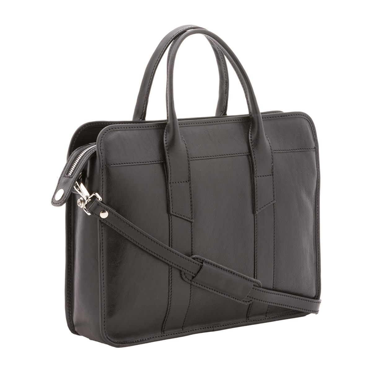 Borsa a mano  unisex In Vera pelle Made in Italy 40x30x8 cm