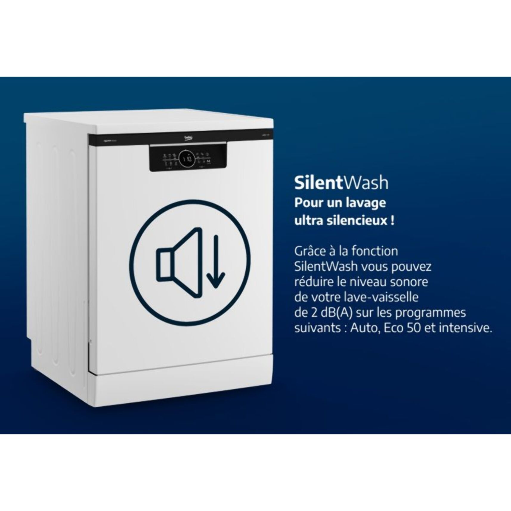 Lave vaisselle 60 cm BEKO BDFN26450XP powerIntense