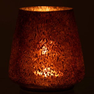 J-Line photophore Conique - verre - marron