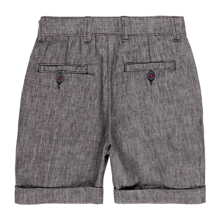 Bermuda lino denim de niño