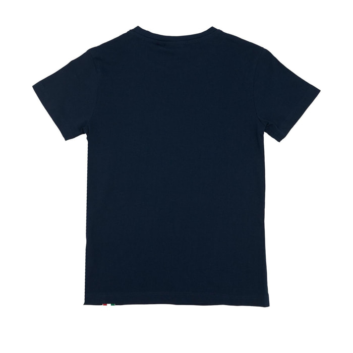 Camiseta básica de algodón de manga corta Leone para niños