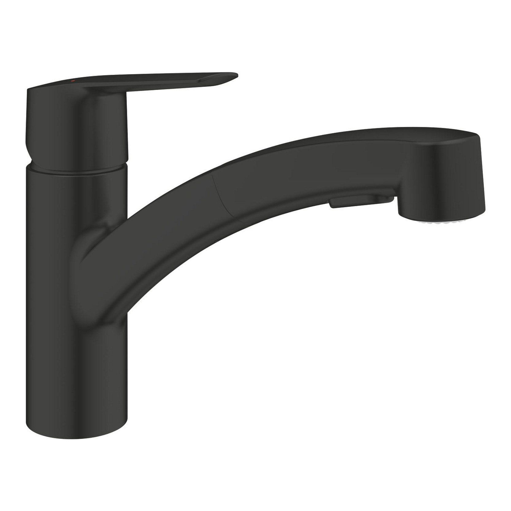 76x44 cm évier avec égouttoir réversible en Granite, à encastrer, blanc + mitigeur lavabo/cuisine Grohe Start (SATSE3WG303)