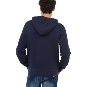 Sudadera Hot Buttered con capucha DIRECTION de color azul marino