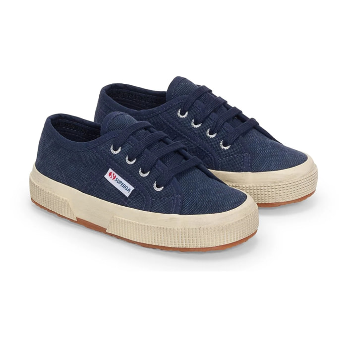 Superga - Bambino/a Bianco - 2750 KIDS COTTON STONE WASH